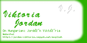 viktoria jordan business card